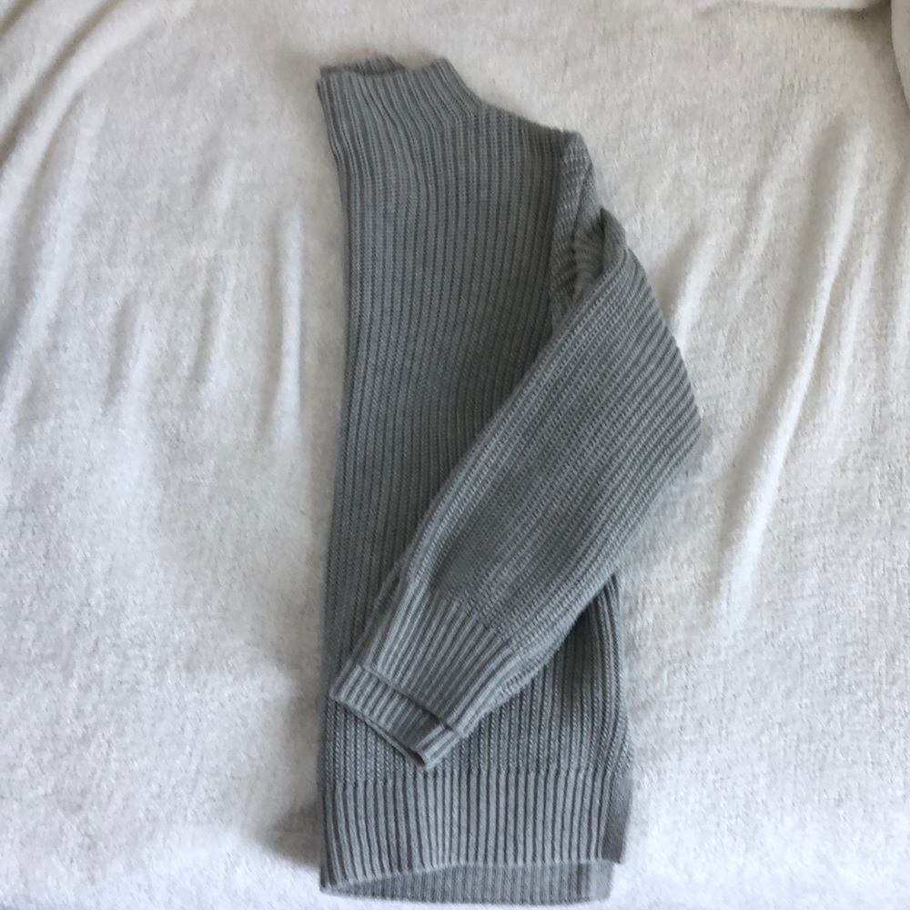 Grey pullover sweater